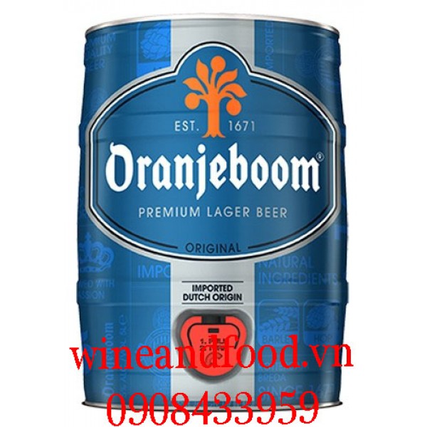 Bia Oranjeboom Hà Lan bom 5l