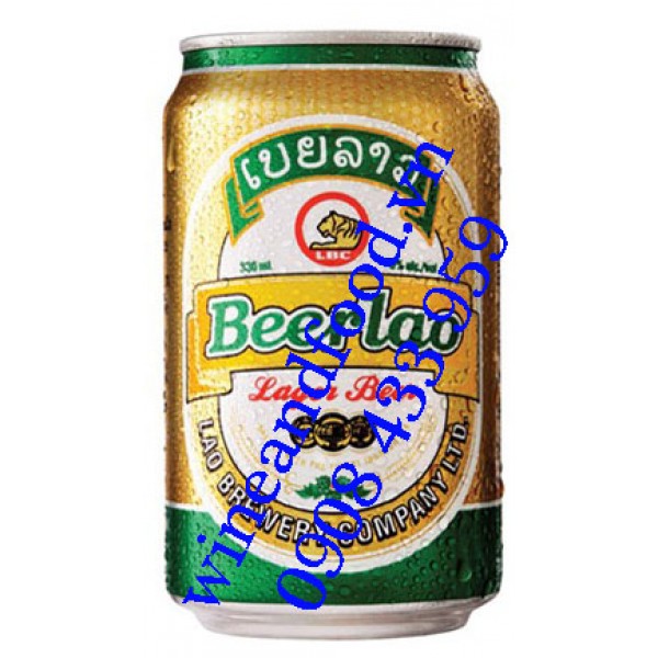 Bia Lào Beerlao lager lon 330ml