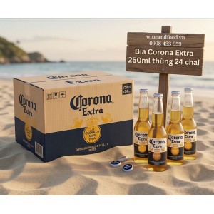 Bia Corona Extra 250ml thùng 24 chai