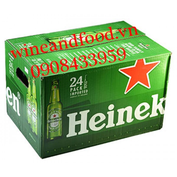 Bia Heineken Mỹ thùng 24 chai