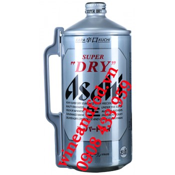 Bia Asahi super Dry Nhật Bản 2L