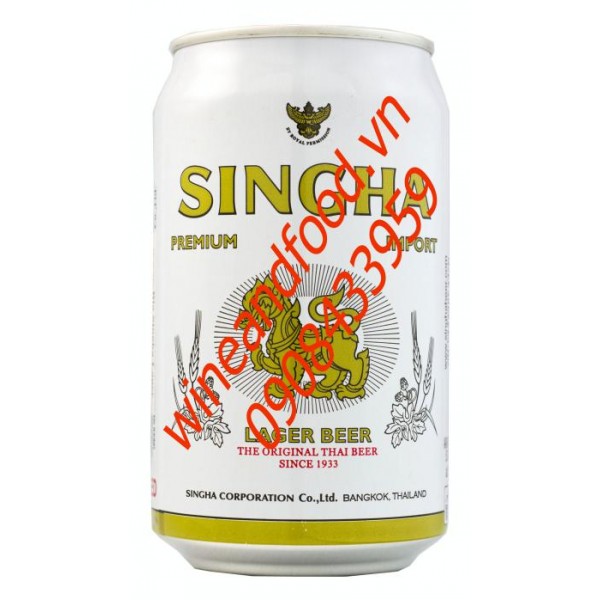 Bia Singha 330ml nhập khẩu từ Thái Lan