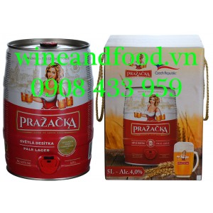 Bia Prazacka Pale Lager bom 5L