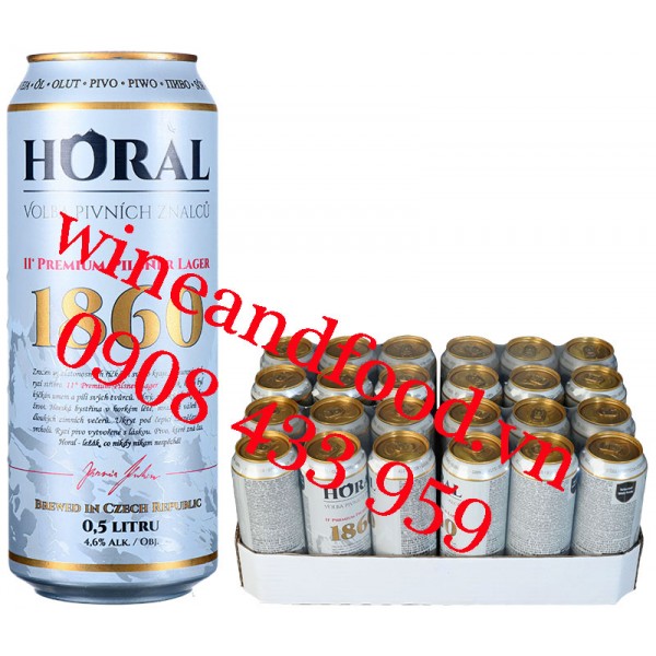 Bia Tiệp Horal 1860 Premium Larger 500ml