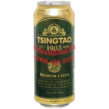 Bia Thanh Đảo Tsingtao 1903 Lager Premium thùng 24 lon 500ml