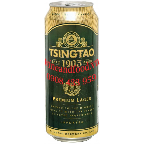 Bia Thanh Đảo Tsingtao 1903 Lager Premium thùng 24 lon 500ml