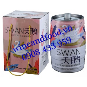 Bia Thiên Nga Swan hồng nội địa trung bom 5L