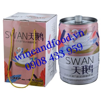 Bia Thiên Nga Swan hồng nội địa trung bom 5L