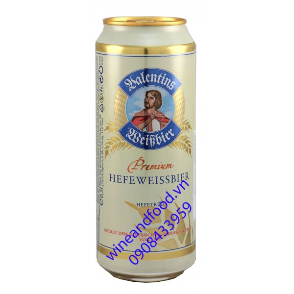 Bia Valentins Premium Hefeweissbier Hefetrub 500ml