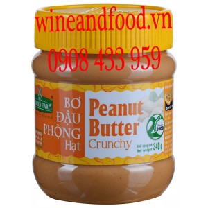 Bơ Đậu phộng hạt Golden Farm 340g