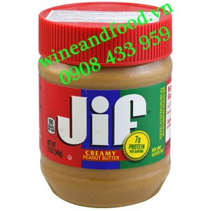 Bơ Đậu Phộng JIF Creamy mịn 340g