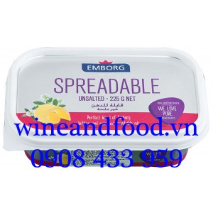 Bơ lạt Spreadable Emborg 225g