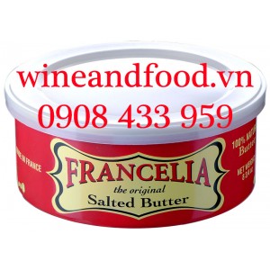 Bơ mặn Francelia hộp thiếc 250g