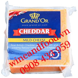 Phô mai Cheddar GranD'or đỏ 200g