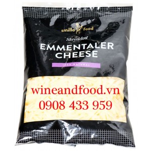 Phô mai Emmentaler Smilla Food bào sợi 200g