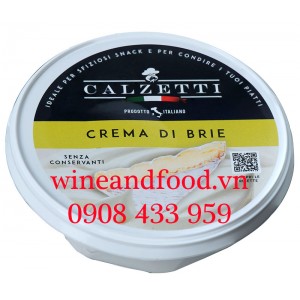 Phô mai kem phết Brie Calzetti hộp 125g