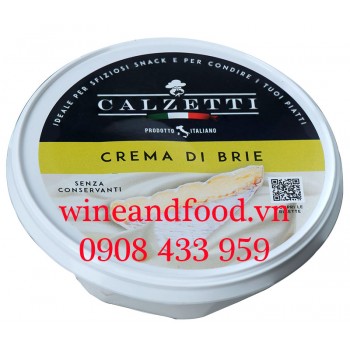 Phô mai kem phết Brie Calzetti hộp 125g