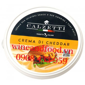 Phô mai kem phết Crema di Cheddar Calzetti 125g