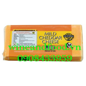 Phô mai Mild Cheddar Real California Milk 227g