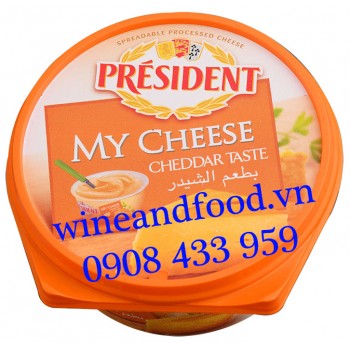 Phô Mai phết My Cheese Cheddar Taste Président 125g