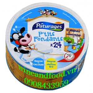 Phô mai P'tits Fondants Paturages 24 viên