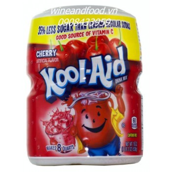 Bột trái cây giải khát Kool Aid cherry 538g