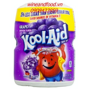 Bột trái cây giải khát Kool Aid nho 538g