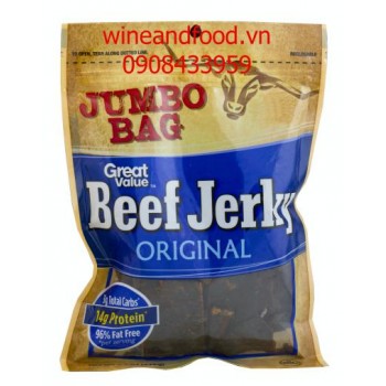 Khô bò Beef Jerky Original Jumbo Bag 176g