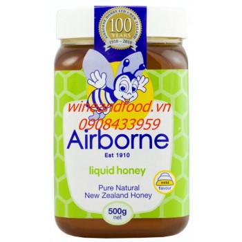 Mật ong Airborne Liquid Honey 500g