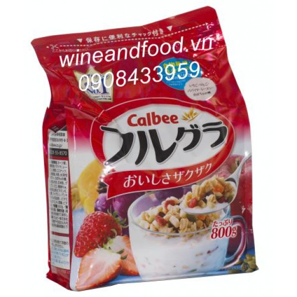 Bột ngũ cốc Nhật Bản Calbee 800g