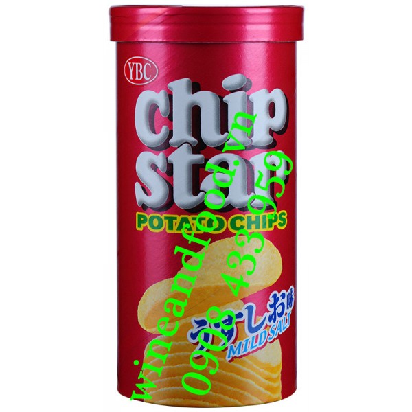 Bánh khoai tây chiên Chip Star Mild Salt YBC 50g