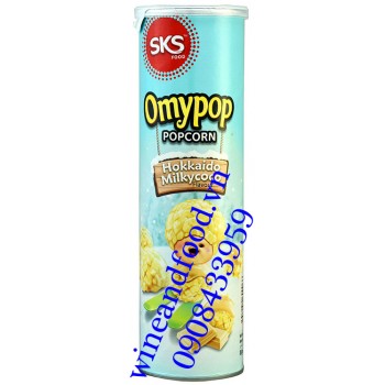 Bắp rang Omypop Hokkaido vị sữa SKS Food 85g