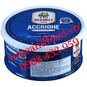 Cá cơm đóng hộp Acciughe Rizzoli 850g