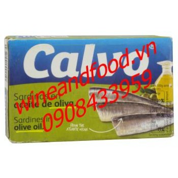 Cá Mòi ngâm dầu olive Calvo 120g
