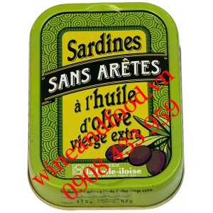 Cá mòi Sardines ngâm dầu oliu Le Belle hộp 115g