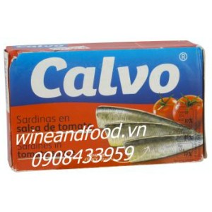 Cá mòi sốt cà chua Calvo 120g