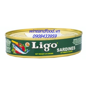 Cá mòi sốt cà chua Ligo 215g