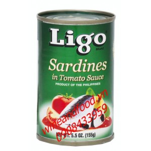 Cá mòi sốt cà chua Ligo 155g