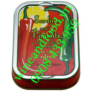 Cá mòi sốt Ớt Chanh La Belle Iloise 115g