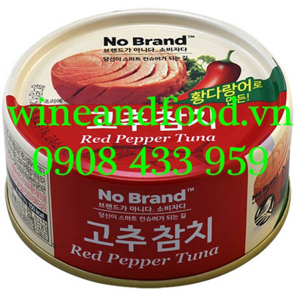 Cá Ngừ cay đóng hộp Red Pepper Tuna No Brand N205 150g