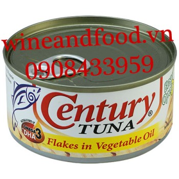 Cá Ngừ nguyên miếng ngâm dầu Century Tuna 180g