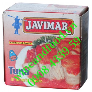 Cá ngừ sốt cà chua Javimar 80g