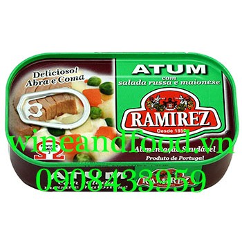 Cá ngừ trộn rau củ mayonnaise Ramirez 120g
