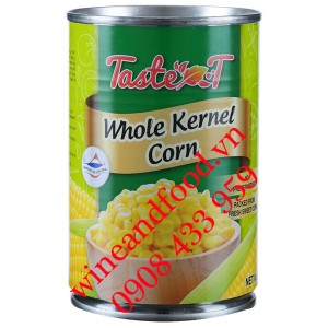 Bắp hạt đóng hộp Taste T whole Kernel Corn 420g