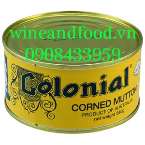 Thịt cừu nướng đóng hộp Colonial 340g