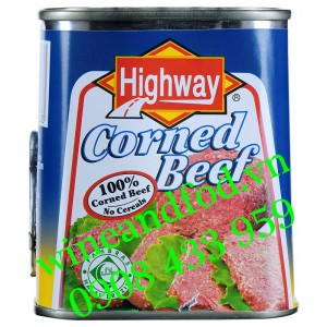 Thịt bò hộp Corned Beef Highway 340g