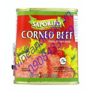 Thịt bò hộp Corner Beef Saporito 340g