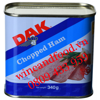 Thịt heo đóng hộp Chopped Ham DAK 340g