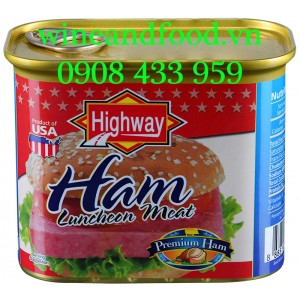 Thịt heo đóng hộp Ham Luncheon Meat Highway 340g