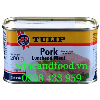 Thịt heo hộp Tulip Pork Luncheon Meat Classic 200g